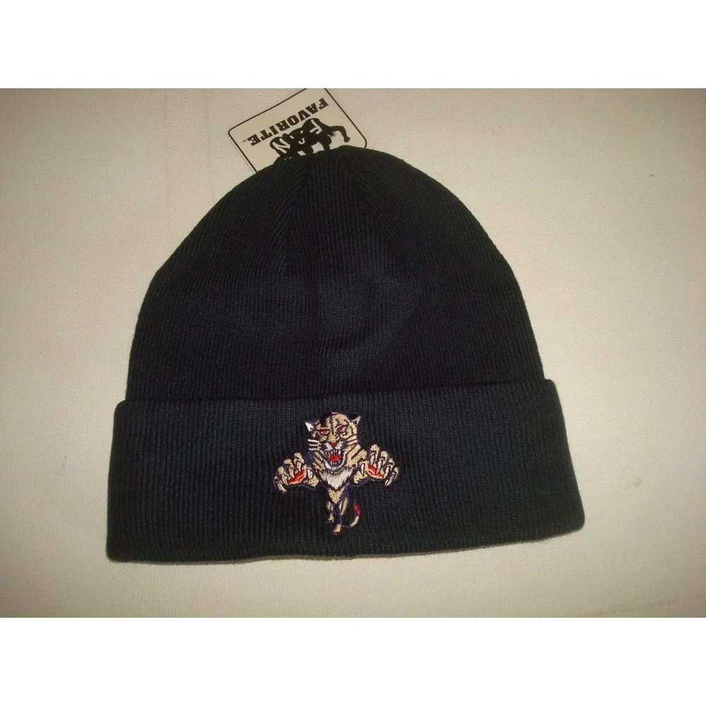 FLORIDA PANTHERS    SKI BEANIE TOBOGGAN‎ HAT CAP VINTAGE DEADSTOCK ST5